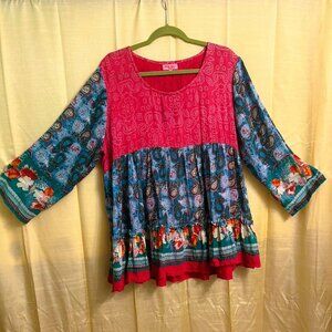 Ruby Yaya – Cute Boho top  - XL